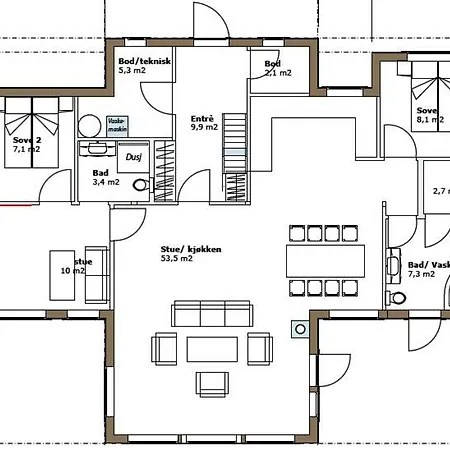 Austefjordstunet 12 Holiday home *